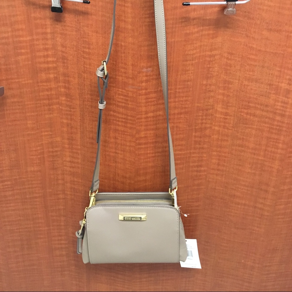 Steve Madden beige/grey crossbody